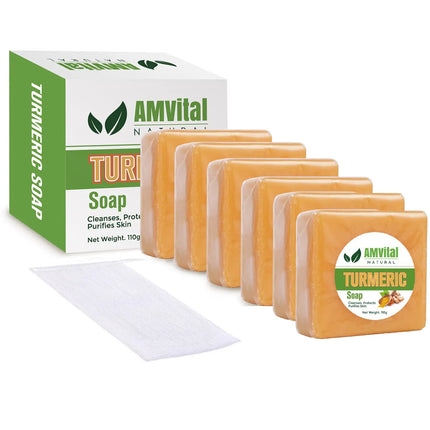 AMVital Turmeric Soap Bar for Face & Body - Dashing Nova
