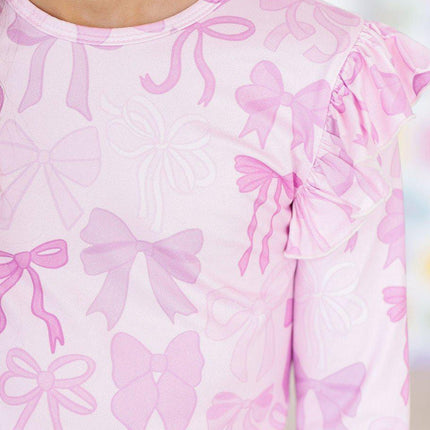 SALE Twinkle Ties L/S Ruffle Tee