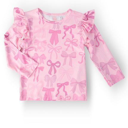 SALE Twinkle Ties L/S Ruffle Tee