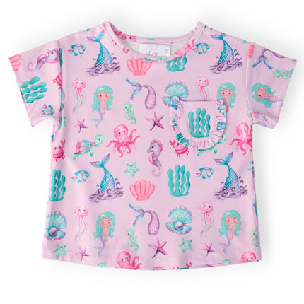 Under the Sea Ruffle Pocket Tee