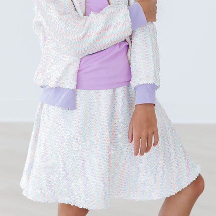 Unicorn Flip Sequin Twirl Skort