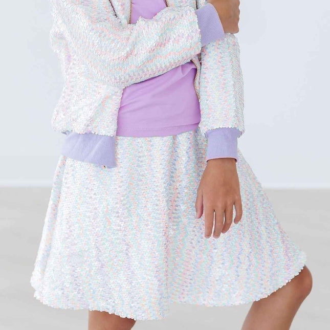 Unicorn Flip Sequin Twirl Skort