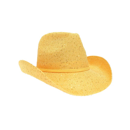 C.C Women's Sequin Cowboy Hat