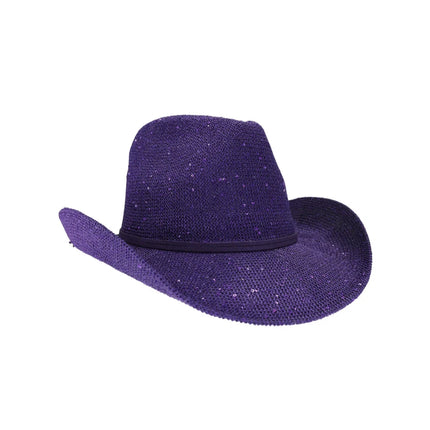 C.C Women's Sequin Cowboy Hat
