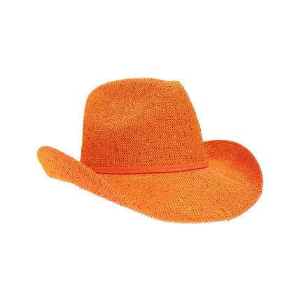 C.C Women's Sequin Cowboy Hat