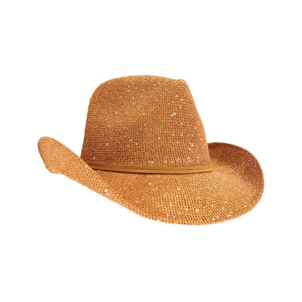 C.C Women's Sequin Cowboy Hat