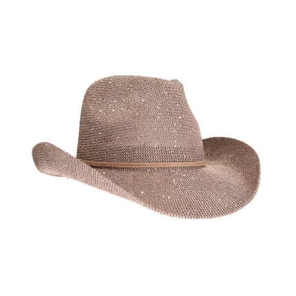C.C Women's Sequin Cowboy Hat