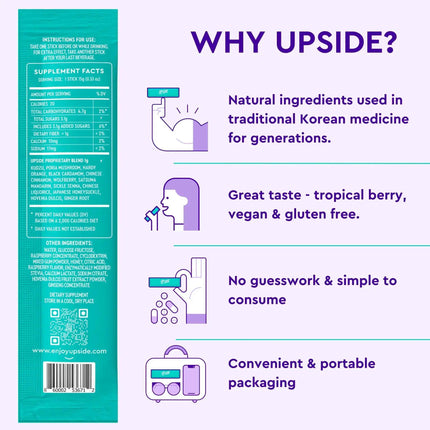 Upside Hangover Sticks - Party Box (30-Pack) (Best Value!)
