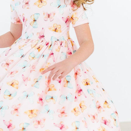 Butterfly Kisses S/S Pocket Twirl Dress