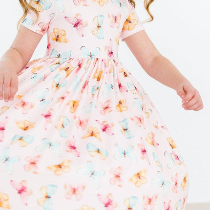 Butterfly Kisses S/S Pocket Twirl Dress