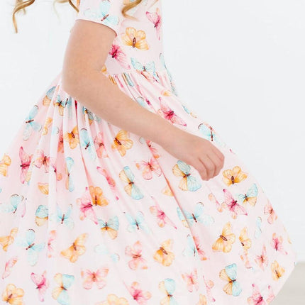 Butterfly Kisses S/S Pocket Twirl Dress