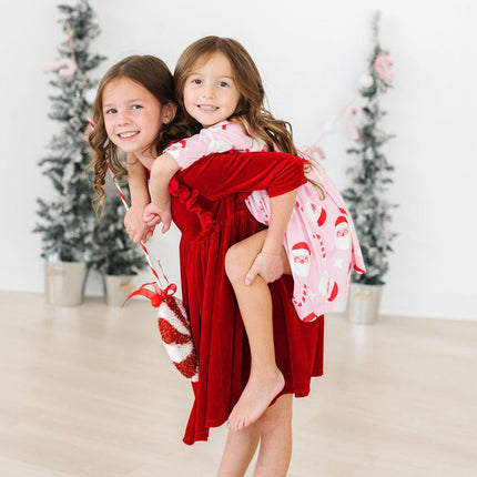 Jingle Bells 3/4 Sleeve Pocket Twirl Dress