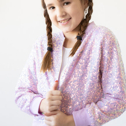 Lavender Sequin Jacket