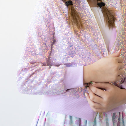 Lavender Sequin Jacket