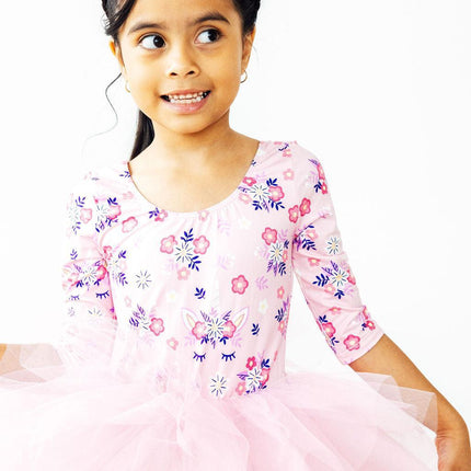 SALE Retro Daydream 3/4 Sleeve Tutu Leotard