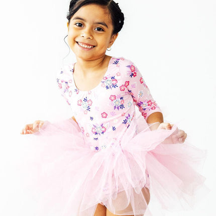 SALE Retro Daydream 3/4 Sleeve Tutu Leotard