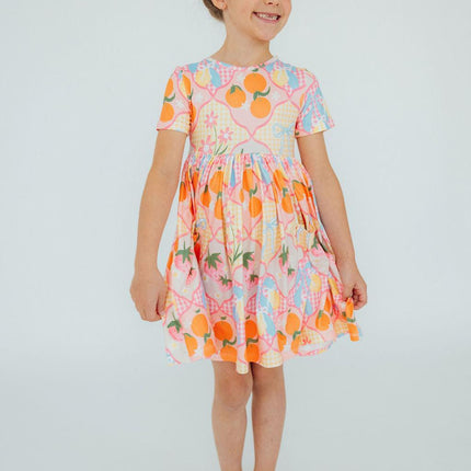 Summer Picnic S/S Pocket Twirl Dress