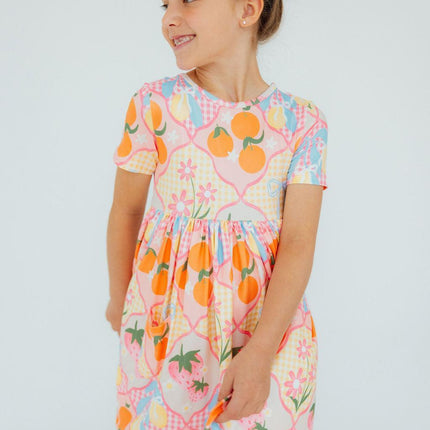 Summer Picnic S/S Pocket Twirl Dress