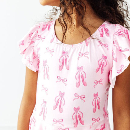 Twirling en Pointe S/S Twirl Leotard