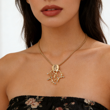 Beach Vacation Coral Jewelry Set