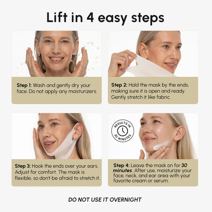 24K Gold Chin & Jawline Lifting Mask - Dashing Nova