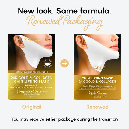 24K Gold Chin & Jawline Lifting Mask - Dashing Nova