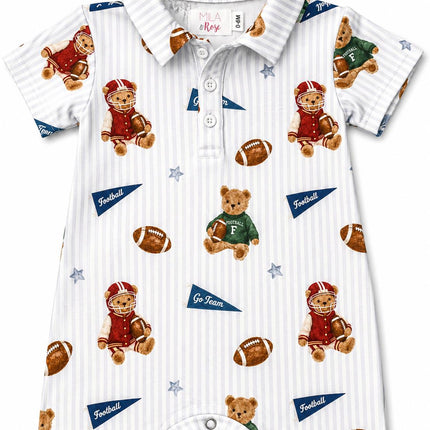 Varsity Bears Polo Shorty One-Piece