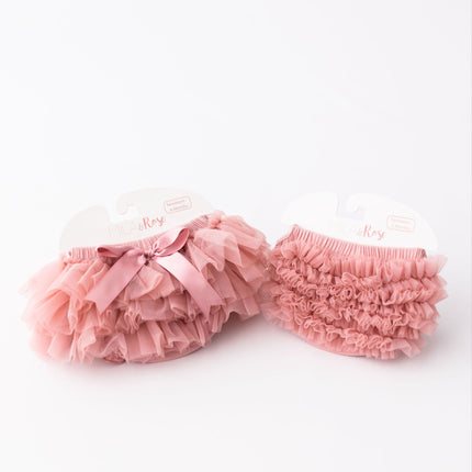 Vintage Pink Ruffle Tutu Bloomer