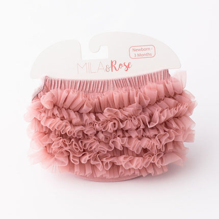 Vintage Pink Ruffle Bum Bloomer