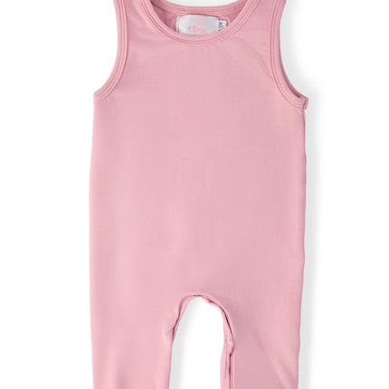 Vintage Pink Tank One-Piece Jogger