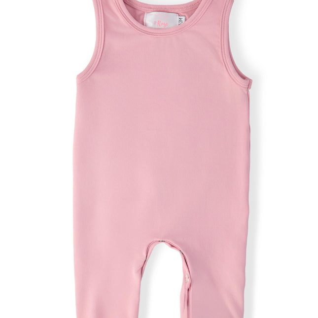 Vintage Pink Tank One-Piece Jogger - Dashing Nova