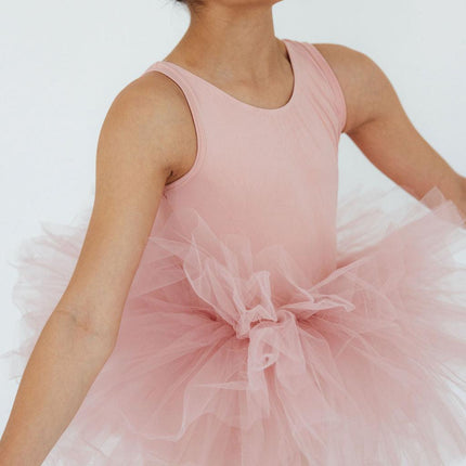 Vintage Pink Tank Tutu Leotard