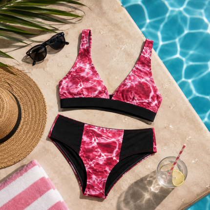 Women's Camo Bikini Bottom - Anemone Black Hunting Swimwear - Wilderness Dreams