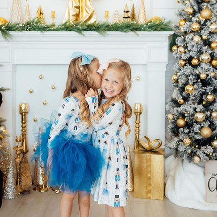 Waltz of the Snowflakes L/S Pocket Twirl Dress