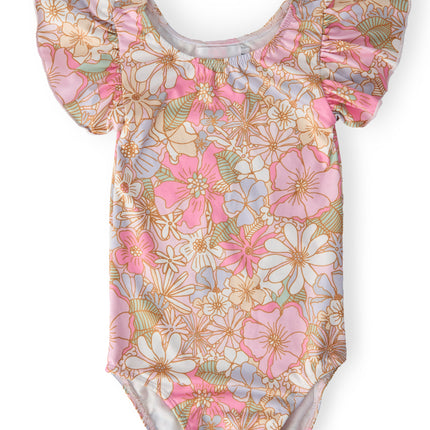 What's Up Buttercup S/S Flutter Sleeve Leotard