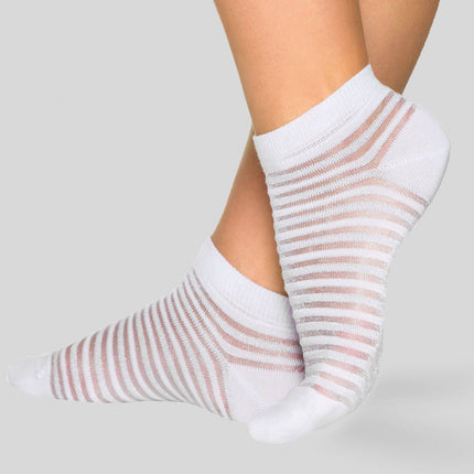 Conte Active #17S-71SP(123) - 1 pair Cropped Cotton Women's Socks with Lurex