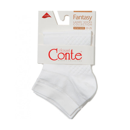 Conte Fantasy #17S-56SP - 1 pair Cropped Polyamide Women's Socks
