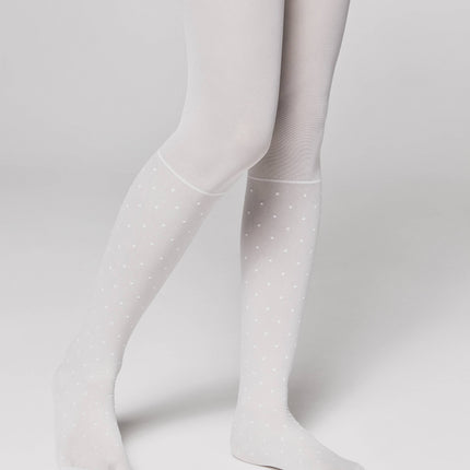 Conte Milana 20 Den - Fantasy Thin Tights for Girls with polka dots - 4yr. 6yr. 8yr. 10yr. 12yr. (20С-115СП)