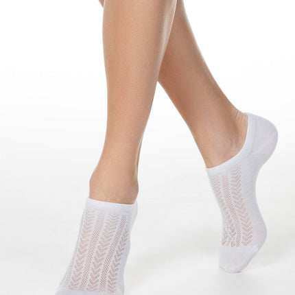 Conte Active #19S-185SP(179) - 1 pair Openwork Cotton Women's Socks
