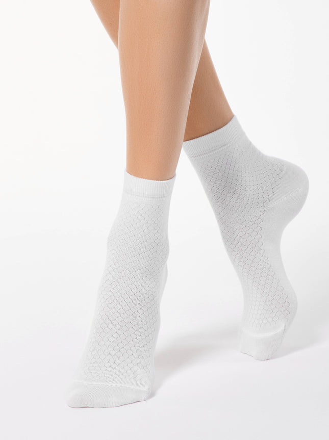 Conte Classic #15S-15SP(061) - 1 pair Elegant Cotton Women's Socks