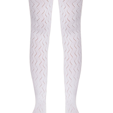 #7С-80СП(268) - Miss Conte-Kids Openwork Cotton Tights For Girls 2yr.-4yr.
