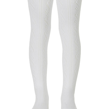 #7С-80СП(266) - Miss Conte-Kids Openwork Cotton Tights For Girls 0/12m.-12/24m.