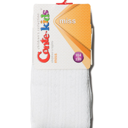 #7С-80СП(270) - Miss Conte-Kids Openwork Cotton Tights For Girls 2yr.-4yr.