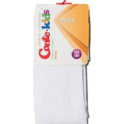 #7С-80СП(268) - Miss Conte-Kids Openwork Cotton Tights For Girls 2yr.-4yr.