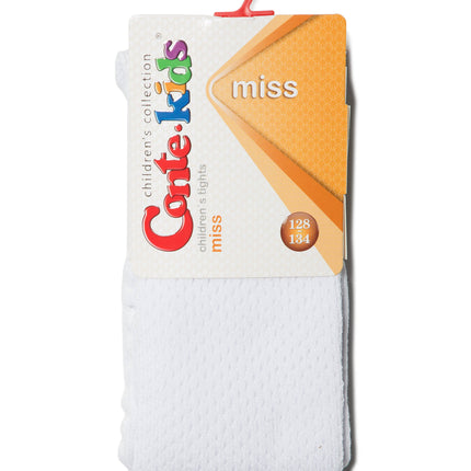 #7С-80СП(269) - Miss Conte-Kids Openwork Cotton Tights For Girls 6yr.-8yr.