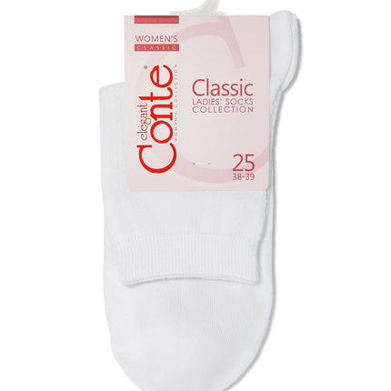 Conte Classic #15S-15SP(061) - 1 pair Elegant Cotton Women's Socks