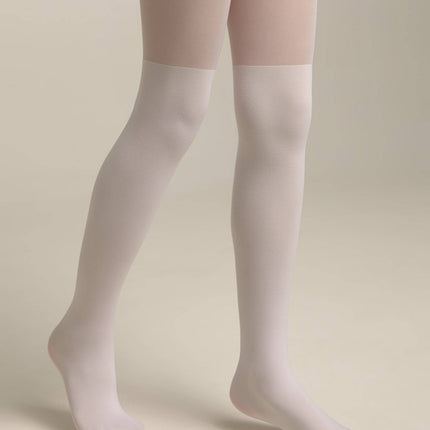Conte Lolita 40/60 Den - Fantasy Dense Tights For Girls with imitation knee socks - 4yr. 6yr. 8yr. 10yr. 12yr.(22С-3СП)