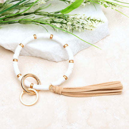 Boho Key Ring Bracelet