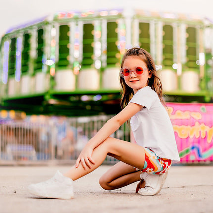 White Ruffle Pocket Tee