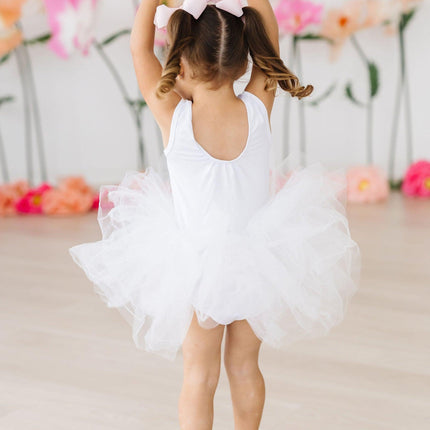White Tank Tutu Leotard